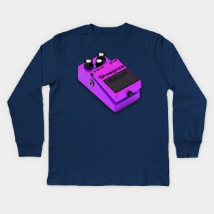 Shoegaze Guitar Effects Pedal /// Guitarist Design Kids Long Sleeve T-Shirt